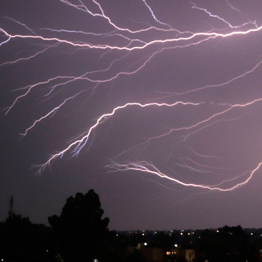 Tormenta Eléctrica CDMX. Foto: AFP